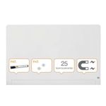 Nobo Impression Pro Glass Magnetic Whiteboard Tray 1260x710mm 1905192
