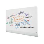 Nobo Impression Pro Glass Magnetic Whiteboard Tray 1260x710mm 1905192