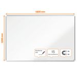 Nobo Premium Plus Steel Magnetic Whiteboard 1800 x 1200mm 1915161