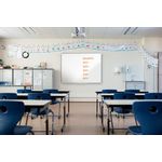 Nobo Premium Plus Melamine Whiteboard 1200 x 900mm 1915168