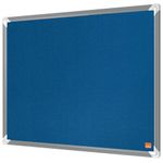 Nobo Premium Plus Felt Notice Board 600 x 450mm Blue 1915187