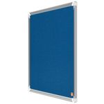 Nobo Premium Plus Felt Notice Board 600 x 450mm Blue 1915187