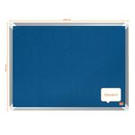 Nobo Premium Plus Felt Notice Board 600 x 450mm Blue 1915187