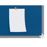 Nobo Premium Plus Felt Notice Board 600 x 450mm Blue 1915187