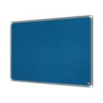 Nobo Premium Plus Felt Notice Board 1500 x 1200mm Blue 1915191
