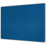 Nobo Premium Plus Felt Notice Board 1800 x 1200mm Blue 1915192