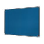 Nobo Premium Plus Felt Notice Board 1800 x 1200mm Blue 1915192