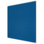Nobo Premium Plus Felt Notice Board 2400 x 1200mm Blue 1915193