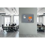 Nobo Premium Plus Felt Notice Board 600 x 450mm Grey 1915194