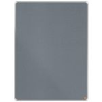 Nobo Premium Plus Felt Notice Board 600 x 450mm Grey 1915194