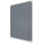 Nobo Premium Plus Felt Notice Board 900 x 600mm Grey 1915195