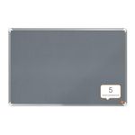 Nobo Premium Plus Felt Notice Board 900 x 600mm Grey 1915195