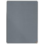 Nobo Premium Plus Felt Notice Board 900 x 600mm Grey 1915195