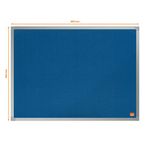 Nobo Essence Felt Notice Board 600 x 450mm Blue 1915201