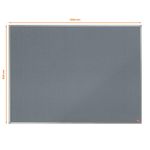 Nobo Essence Felt Notice Board 1200 x 900mm Grey 1915206
