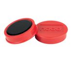 Nobo Whiteboard Magnets 38mm Red Pack of 10 1915314