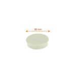 Nobo Whiteboard Magnets 38mm White Pack of 10 1915315