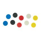 Nobo Whiteboard Magnets 38mm Assorted Pack of 10 1915318