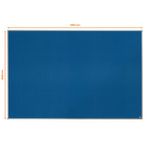 Nobo Essence Felt Notice Board 1800 x 1200mm Blue 1915438