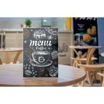Nobo A4 Counter Top Acrylic Freestanding Poster Frame Clear 1915594