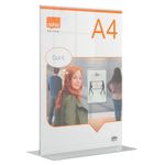 Nobo A4 Counter Top Acrylic Freestanding Poster Frame Clear 1915594