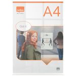 Nobo A4 Counter Top Acrylic Freestanding Poster Frame Clear 1915594