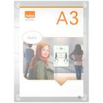 Nobo A3 Acrylic Wall Mounted Repositionable Poster Frame 1915599
