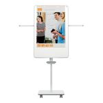 Nobo Move Meet Mobile Magnetic Flipchart Easel 680x1040mm 1915644