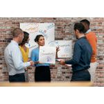 Nobo Frameless Magnetic Modular Whiteboard 450x450mm 1915655