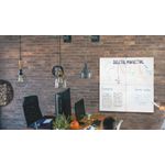 Nobo Frameless Magnetic Modular Whiteboard 450x450mm 1915655
