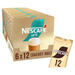 Nescafe Latte Instant Coffee Sachets (Pack of 72) 12596948