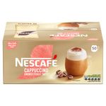 Nescafe Gold Cappuccino Unsweetened Instant Coffee Sachets (Pack of 50) 12582308