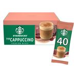 Starbucks Cappuccino Premium Instant Coffee Sachets (Pack of 40) 12604353