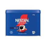 Nescafe Original Decaffeinated Instant Coffee 500g Tin 12315569