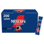Nescafe Decaffeinated One Cup Sticks Coffee Sachets (Pack of 200) 12349814