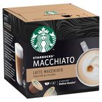 STARBUCKS by Nescafe Dolce Gusto Latte Macchiato Coffee 12 Capsules (Pack 3) - 12397696
