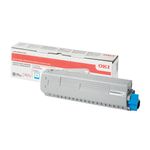 Oki C824 5K Toner Cartridge Cyan 47095703