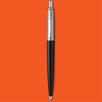 Parker Jotter Gel Pen Black Barrel Blue Ink 2140495