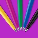 Parker Jotter Gel Pen Black Barrel Blue Ink 2140495