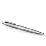 Parker Jotter Ballpoint Pen Medium Steel with Chrome Trim Blue 1953170