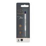 Parker Quink Ballpoint Pen Refill Medium Black Blister (Pack of 12) S0909550