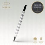 Parker Rollerball Refill Medium Black (Pack of 12) S0881230
