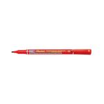 Pentel Permanent Marker Fine Point Red Pack of 12 NM470-B