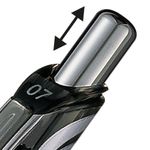 Pentel EnerGel Xm Retractable Gel Pen Medium Black (Pack of 12) BL77-A