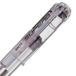 Pentel Superb Ballpoint Pen Fine Black (Pack of 12) BK77-A