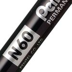 Pentel N60 Permanent Marker Chisel Tip Black (Pack of 12) N60-A