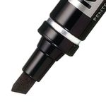 Pentel N60 Permanent Marker Chisel Tip Black (Pack of 12) N60-A