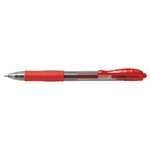 Pilot G-207 Retractable Gel Rollerball Pen 0.7mm Tip 0.39mm Line Red (Pack 12) - 41101202