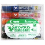 Pilot V-Board Master Drywipe Marker Bullet Ast Pack of 5 4902505358371