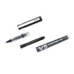 Pilot V5 Cartridge Rollerball Pen Fine Line Black (10 Pack) 4902505442780